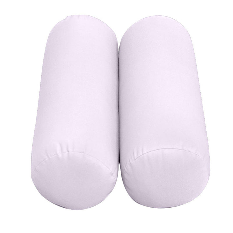 Style2 Crib Size 5PC Knife Edge Outdoor Daybed Mattress Cushion Bolster Pillow Slip Cover Complete Set AD107