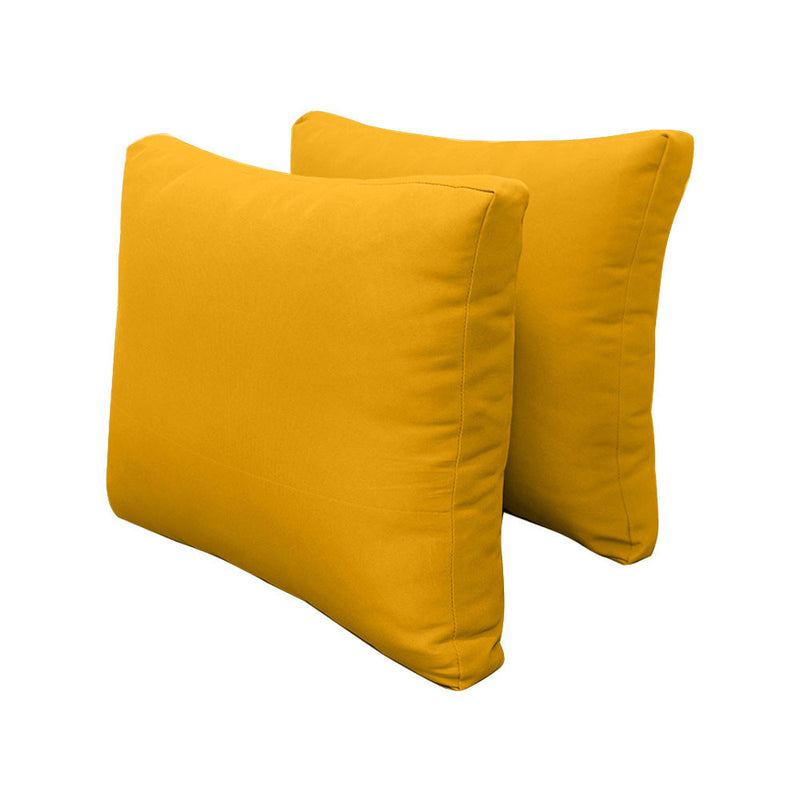 Style2 Crib Size 5PC Knife Edge Outdoor Daybed Mattress Cushion Bolster Pillow Slip Cover Complete Set AD108