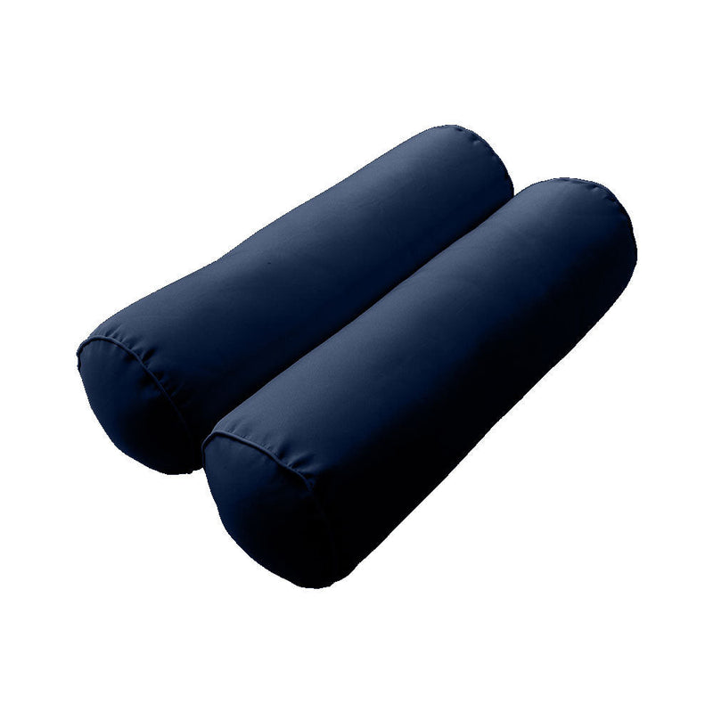 Style2 Crib Size 5PC Pipe Outdoor Daybed Mattress Cushion Bolster Pillow Slip Cover Complete Set AD101