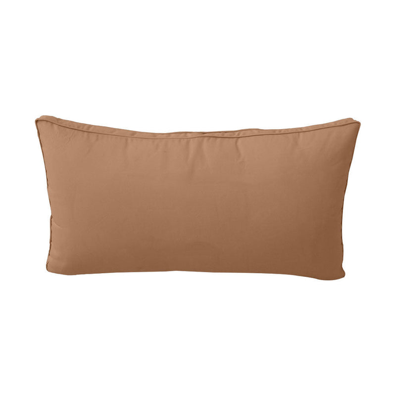 Style2 Crib Size 5PC Pipe Outdoor Daybed Mattress Cushion Bolster Pillow Slip Cover Complete Set AD104
