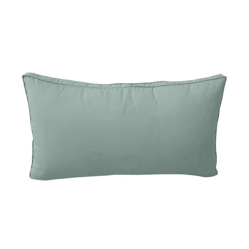Style2 Crib Size 5PC Pipe Outdoor Daybed Mattress Cushion Bolster Pillow Slip Cover Complete Set AD002