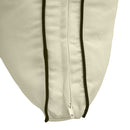 Style2 Full Size 5PC Contrast Pipe Outdoor Daybed Mattress Cushion Bolster Pillow Slip Cover Complete Set AD005