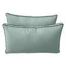 Style2 Full Size 5PC Contrast Pipe Outdoor Daybed Mattress Cushion Bolster Pillow Slip Cover Complete Set AD002