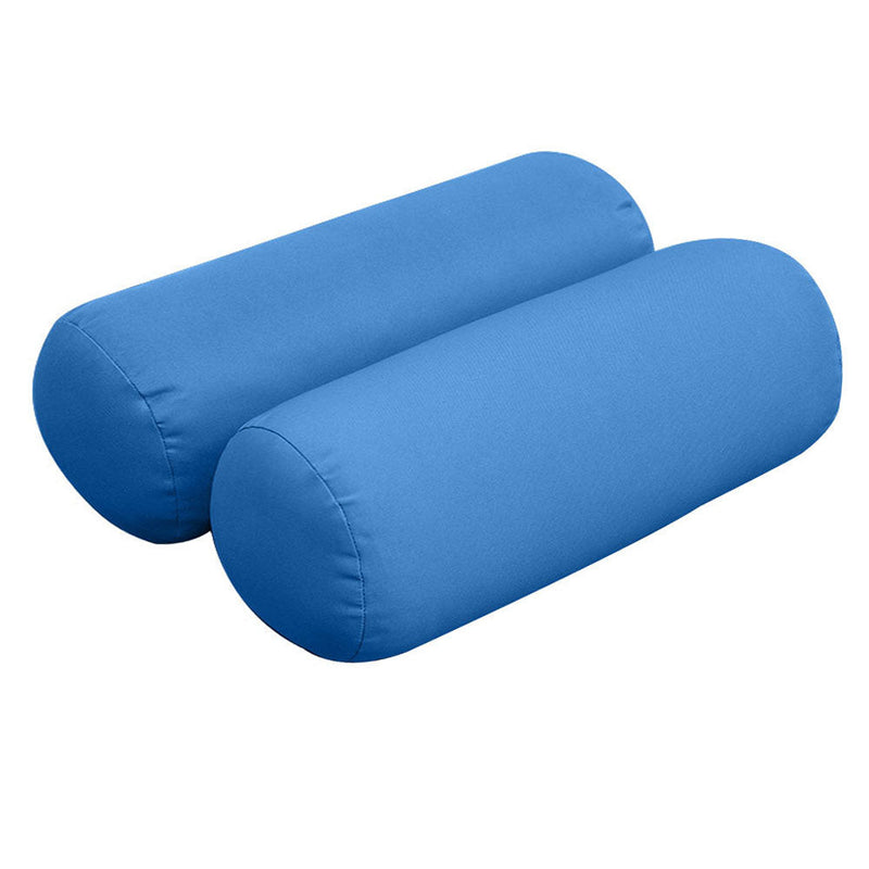Style2 Full Size 5PC Knife Edge Outdoor Daybed Mattress Cushion Bolster Pillow Slip Cover Complete Set AD102