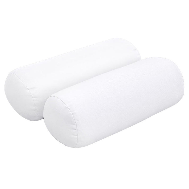 Style2 Full Size 5PC Knife Edge Outdoor Daybed Mattress Cushion Bolster Pillow Slip Cover Complete Set AD105