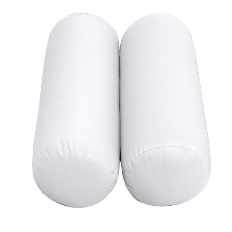 Style2 Full Size 5PC Knife Edge Outdoor Daybed Mattress Cushion Bolster Pillow Slip Cover Complete Set AD105