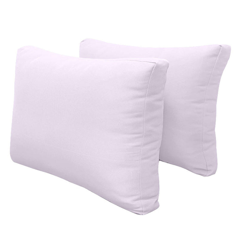 Style2 Full Size 5PC Knife Edge Outdoor Daybed Mattress Cushion Bolster Pillow Slip Cover Complete Set AD107