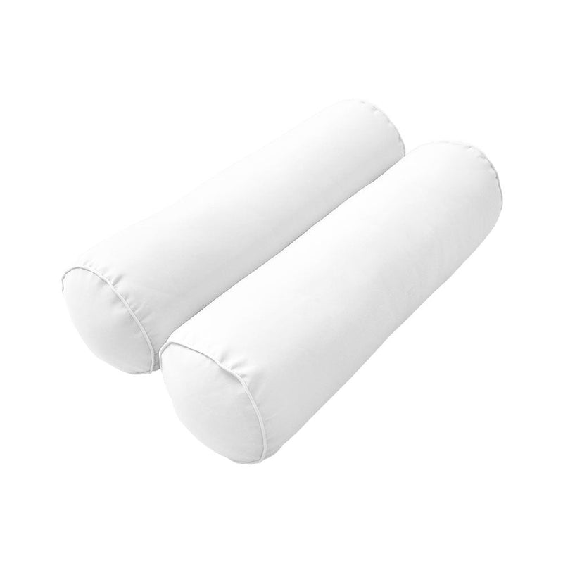Style2 Full Size 5PC Pipe Outdoor Daybed Mattress Cushion Bolster Pillow Slip Cover Complete Set AD106