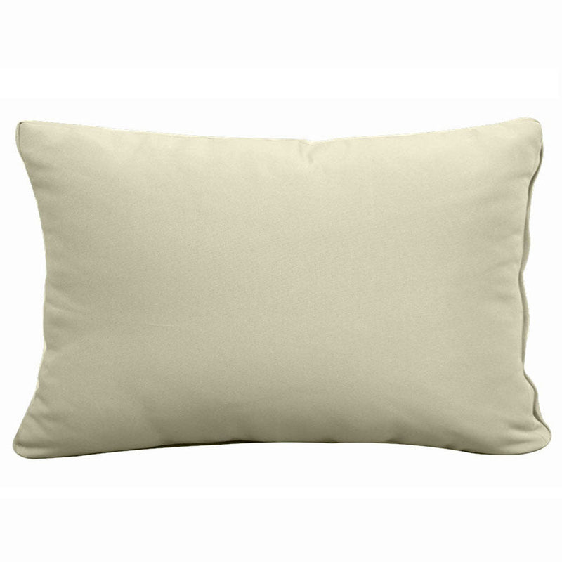 Style2 Queen Size 5PC Knife Edge Outdoor Daybed Mattress Cushion Bolster Pillow Slip Cover Complete Set AD005