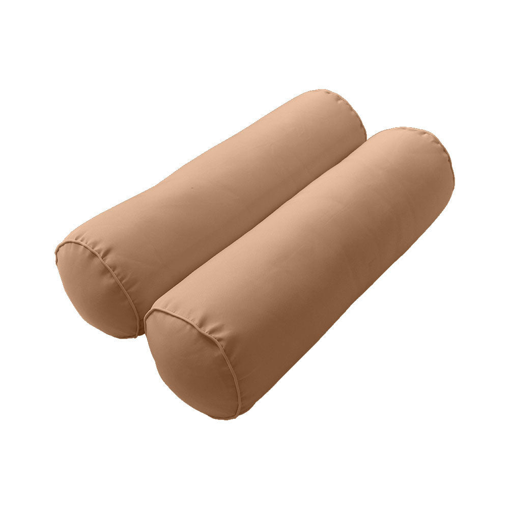 Style2 Twin Size 5PC Pipe Outdoor Daybed Mattress Cushion Bolster Pillow Slip Cover Complete Set AD104