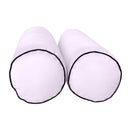 Style2 Twin-XL Size 5PC Contrast Pipe Outdoor Daybed Mattress Cushion Bolster Pillow Slip Cover Complete Set AD107