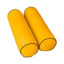 Style2 Twin-XL Size 5PC Contrast Pipe Outdoor Daybed Mattress Cushion Bolster Pillow Slip Cover Complete Set AD108