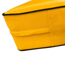 Style2 Twin-XL Size 5PC Contrast Pipe Outdoor Daybed Mattress Cushion Bolster Pillow Slip Cover Complete Set AD108