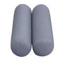 STYLE 2 - Mattress & Pillow Bolster Cushion for Outdoor Indoor Daybed Porch Swing Bed Knife Edge Twin-XL Size AD001 | COVERS ONLY |