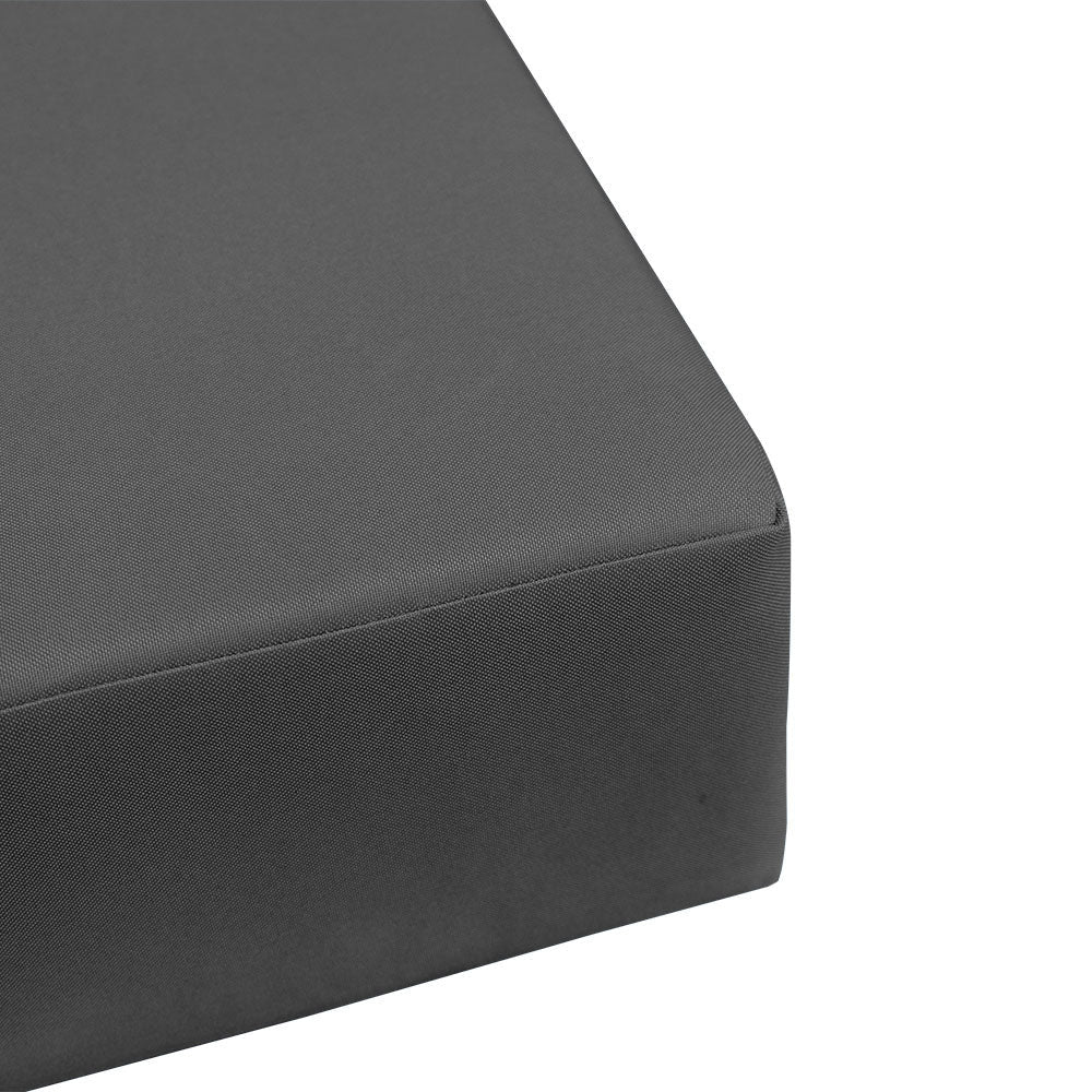 Style2 Twin-XL Size 5PC Knife Edge Outdoor Daybed Mattress Cushion Bolster Pillow Slip Cover Complete Set AD003