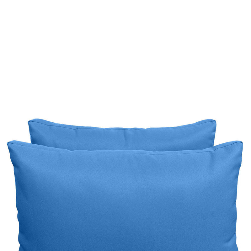 Style2 Twin-XL Size 5PC Knife Edge Outdoor Daybed Mattress Cushion Bolster Pillow Slip Cover Complete Set AD102