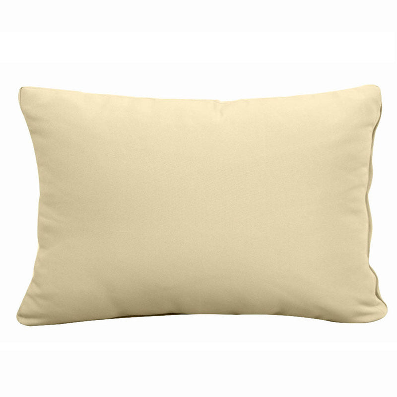Style2 Twin-XL Size 5PC Knife Edge Outdoor Daybed Mattress Cushion Bolster Pillow Slip Cover Complete Set AD103