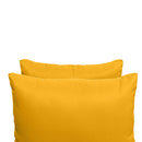 Style2 Twin-XL Size 5PC Knife Edge Outdoor Daybed Mattress Cushion Bolster Pillow Slip Cover Complete Set AD108