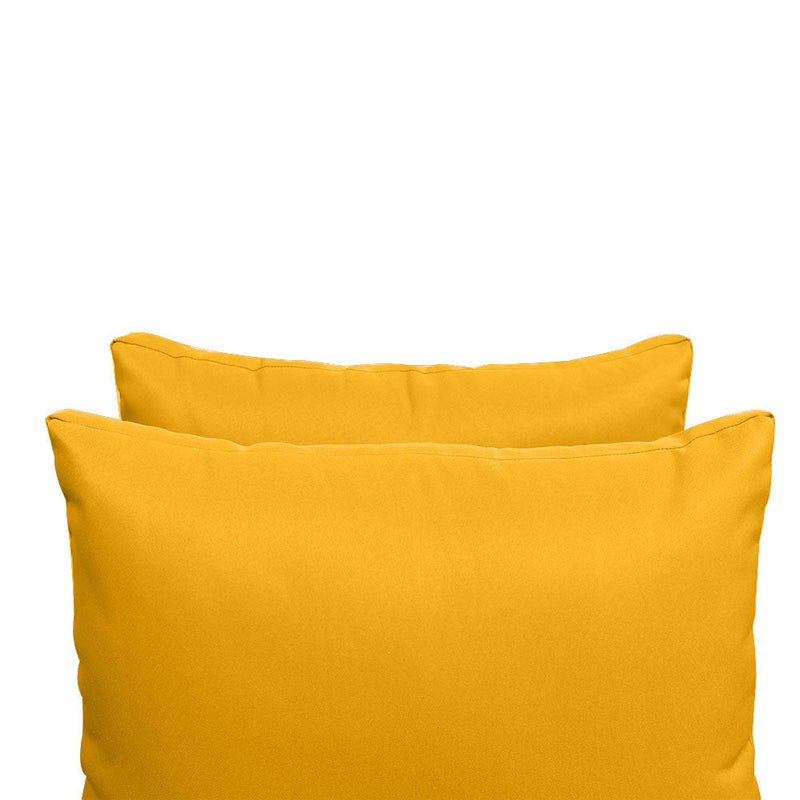 Style2 Twin-XL Size 5PC Knife Edge Outdoor Daybed Mattress Cushion Bolster Pillow Slip Cover Complete Set AD108