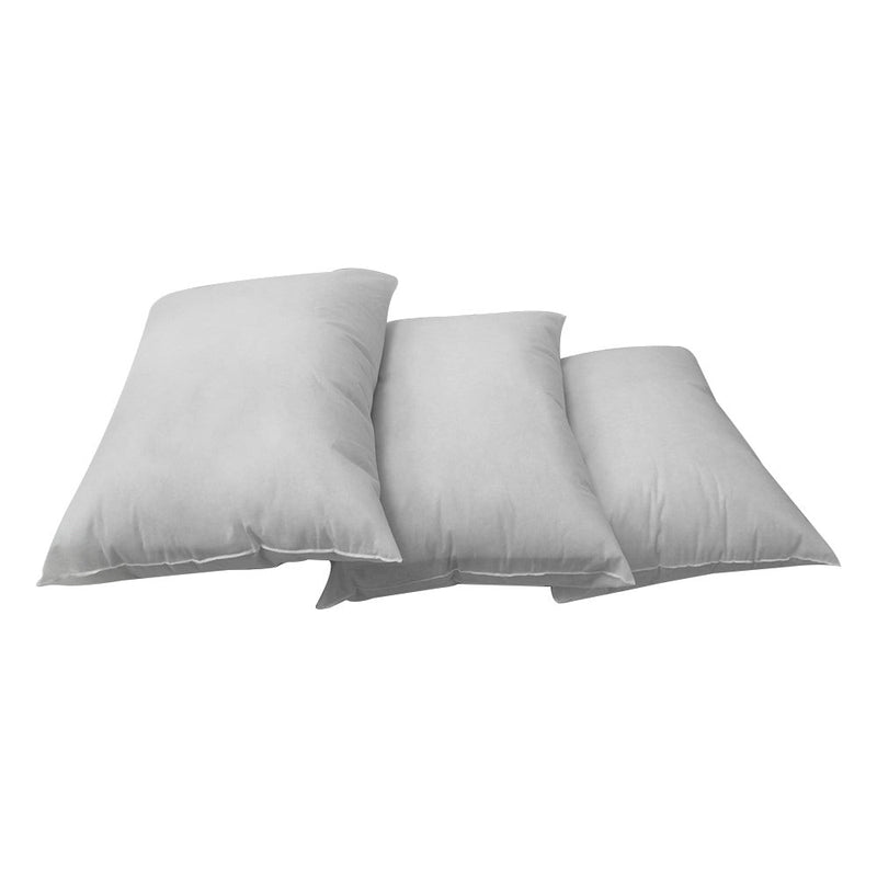 Style3 6PC Twin Size Mattress Bolster Back Rest Pillows Cushion Polyester Fiberfill "INSERT ONLY"