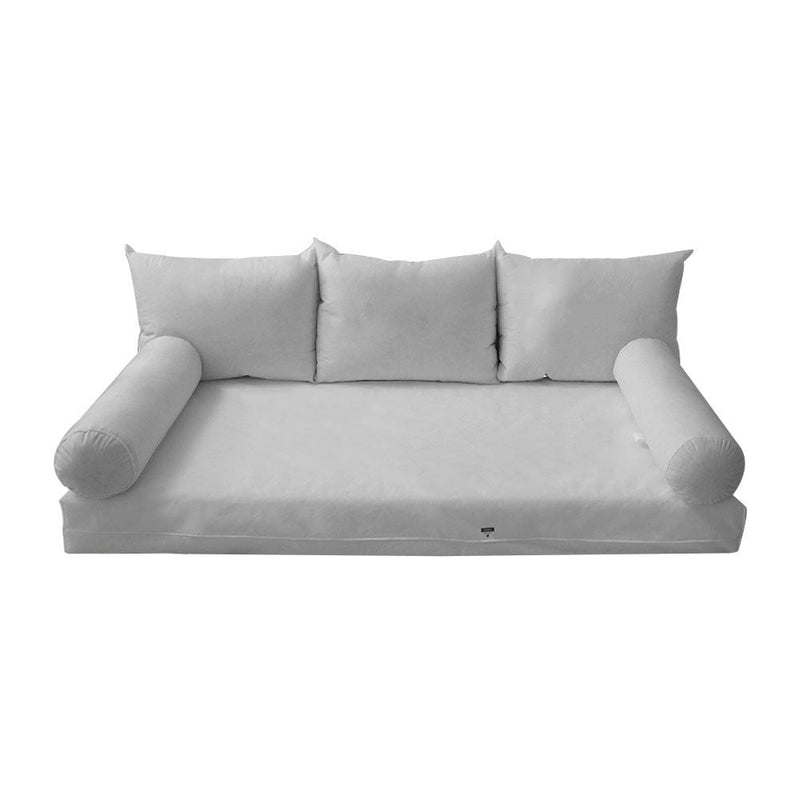 Front view of daybed/porch swing with bolster and back pillow inserts — insert only
