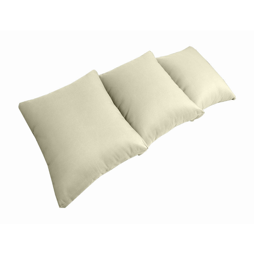 Style3 Crib Size 6PC Knife Edge Outdoor Daybed Mattress Cushion Bolster Pillow Slip Cover Complete Set AD005