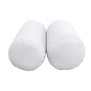 Style3 Crib Size 6PC Knife Edge Outdoor Daybed Mattress Cushion Bolster Pillow Slip Cover Complete Set AD105