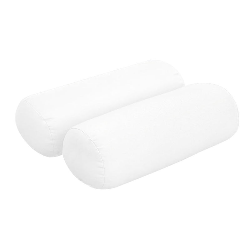 Style3 Crib Size 6PC Knife Edge Outdoor Daybed Mattress Cushion Bolster Pillow Slip Cover Complete Set AD106