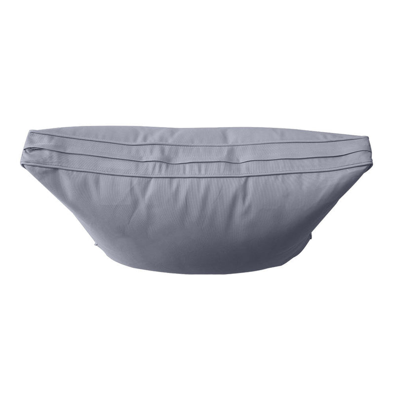 STYLE 3 - Mattress & Pillow Bolster Cushion for Outdoor Indoor Daybed Porch Swing Bed Piped Trim Crib Size AD001 | COVERS ONLY |