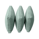 Style3 Crib Size 6PC Pipe Outdoor Daybed Mattress Cushion Bolster Pillow Slip Cover Complete Set AD002