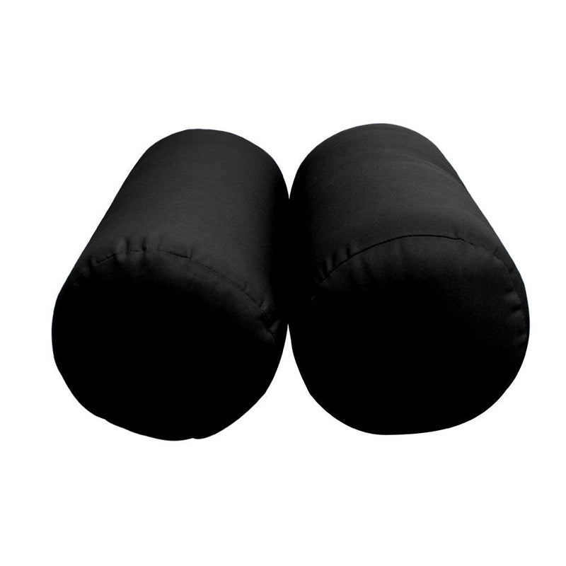 Style3 Full Size 6PC Knife Edge Outdoor Daybed Mattress Cushion Bolster Pillow Slip Cover Complete Set AD109