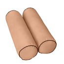 Style3 Queen Size 6PC Contrast Pipe Outdoor Daybed Mattress Cushion Bolster Pillow Slip Cover Complete Set AD104