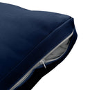 Style3 Queen Size 6PC Knife Edge Outdoor Daybed Mattress Cushion Bolster Pillow Slip Cover Complete Set AD101