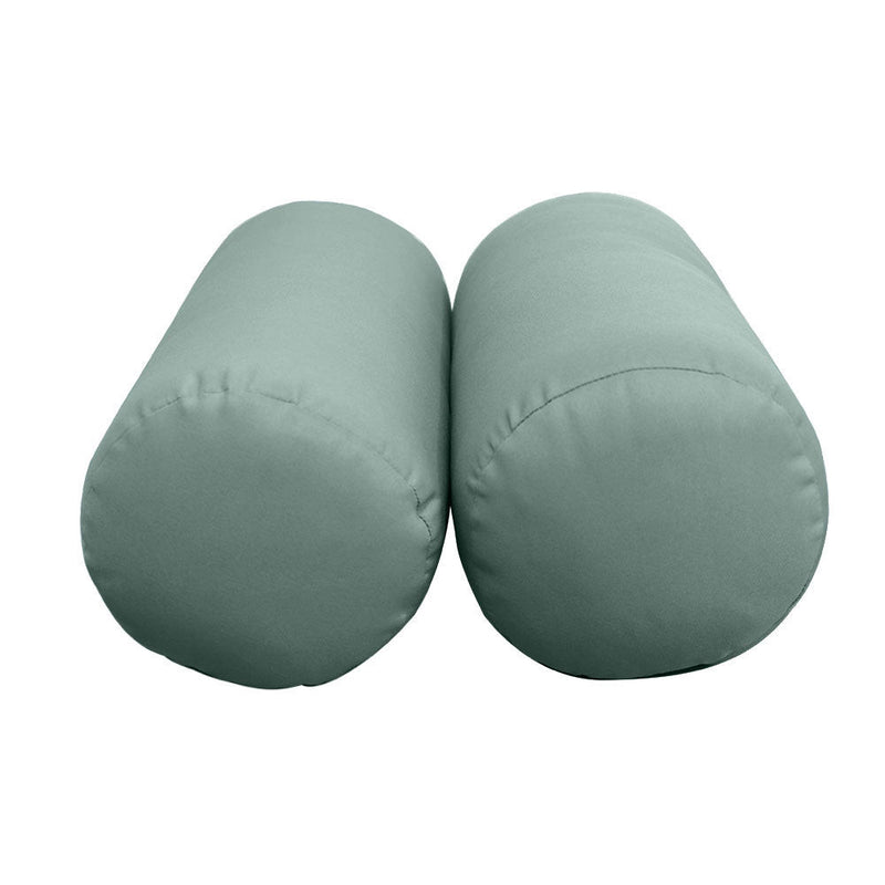 Style3 Twin Size 6PC Knife Edge Outdoor Daybed Mattress Cushion Bolster Pillow Slip Cover Complete Set AD002