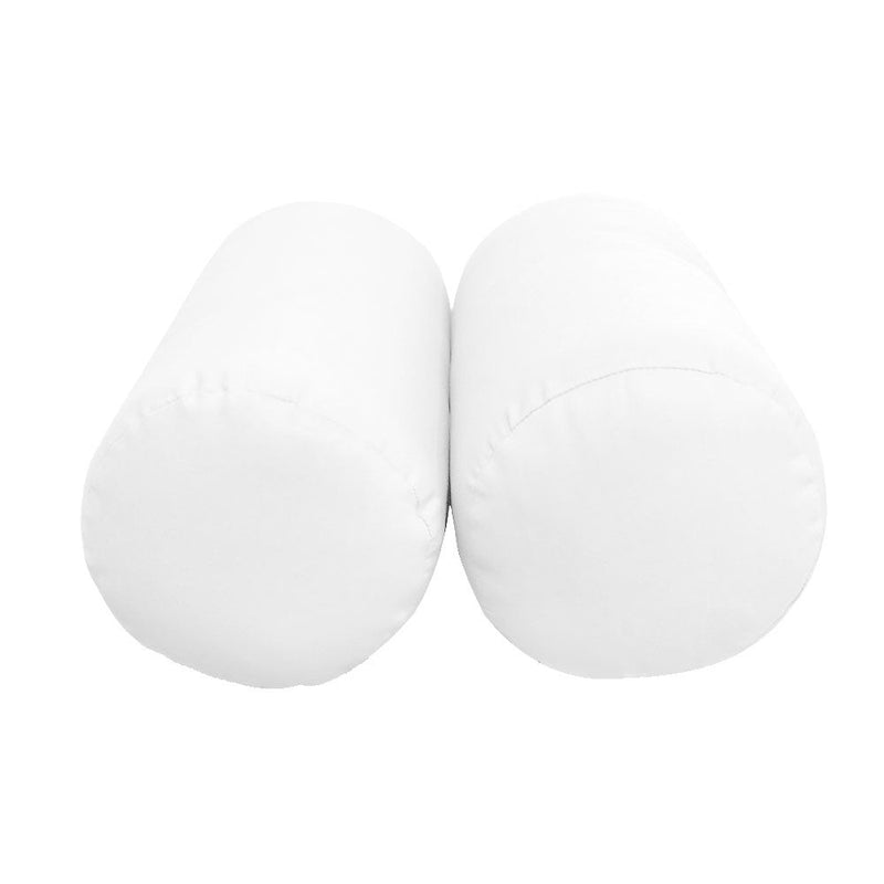 Style3 Twin Size 6PC Knife Edge Outdoor Daybed Mattress Cushion Bolster Pillow Slip Cover Complete Set AD106