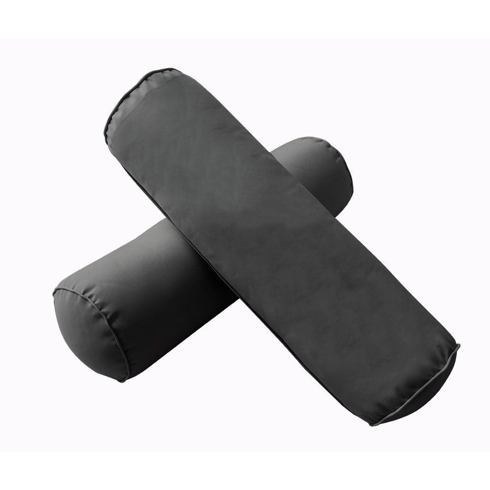 Style3 Twin Size 6PC Pipe Outdoor Daybed Mattress Cushion Bolster Pillow Slip Cover Complete Set AD003