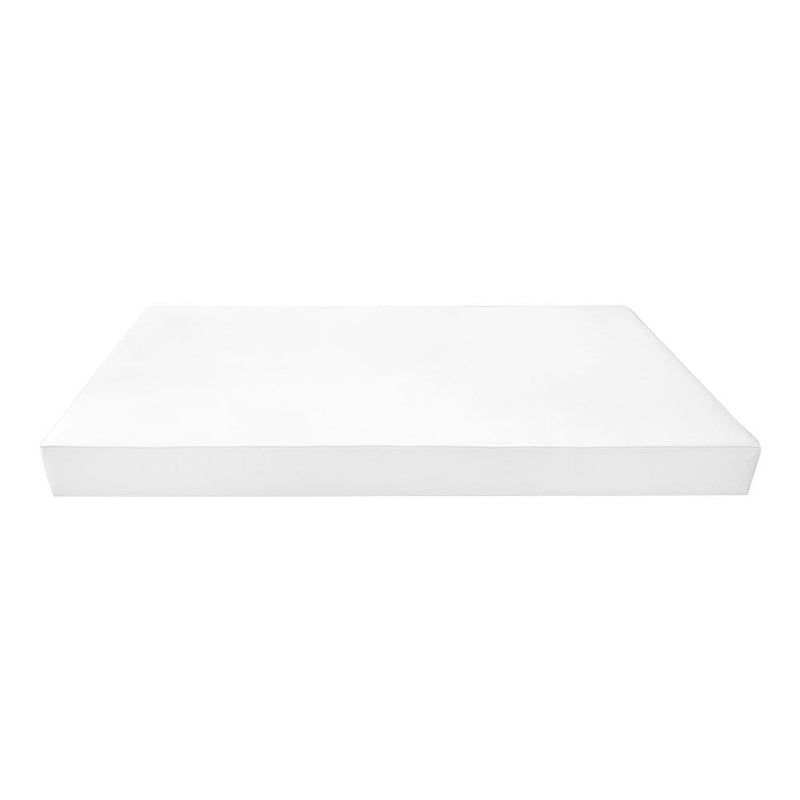 Style3 Twin Size 6PC Pipe Outdoor Daybed Mattress Cushion Bolster Pillow Slip Cover Complete Set AD106