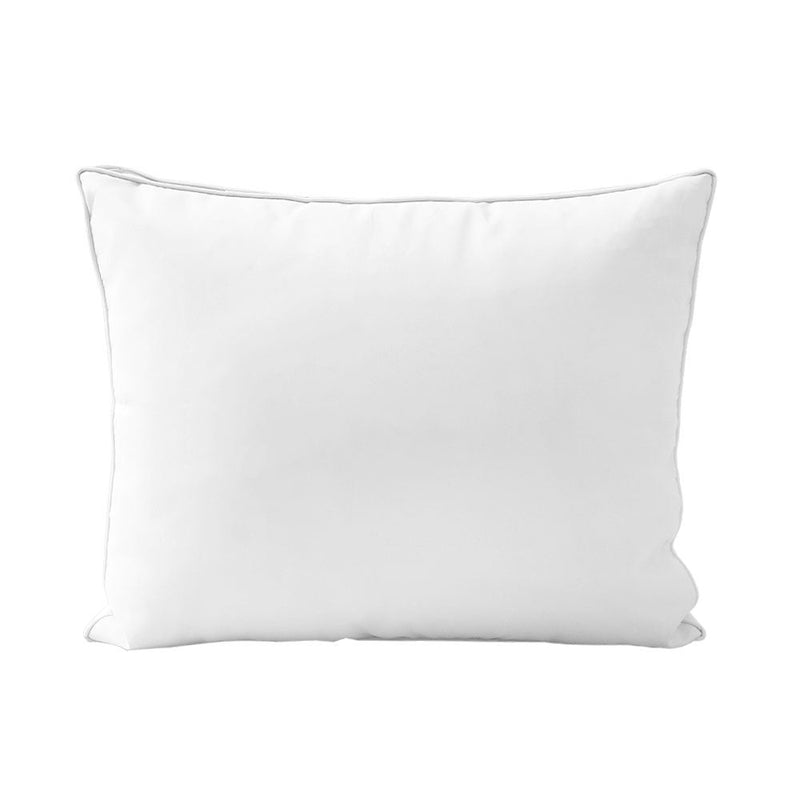 Style3 Twin Size 6PC Pipe Outdoor Daybed Mattress Cushion Bolster Pillow Slip Cover Complete Set AD106