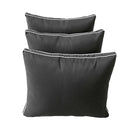 Style3 Twin-XL Size 6PC Contrast Pipe Outdoor Daybed Mattress Cushion Bolster Pillow Slip Cover Complete Set AD003