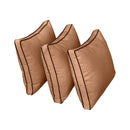 Style3 Twin-XL Size 6PC Contrast Pipe Outdoor Daybed Mattress Cushion Bolster Pillow Slip Cover Complete Set AD104