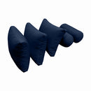 Style3 Twin-XL Size 6PC Knife Edge Outdoor Daybed Matress Cushion Bolster Pillow Slip Cover Complete Set AD101