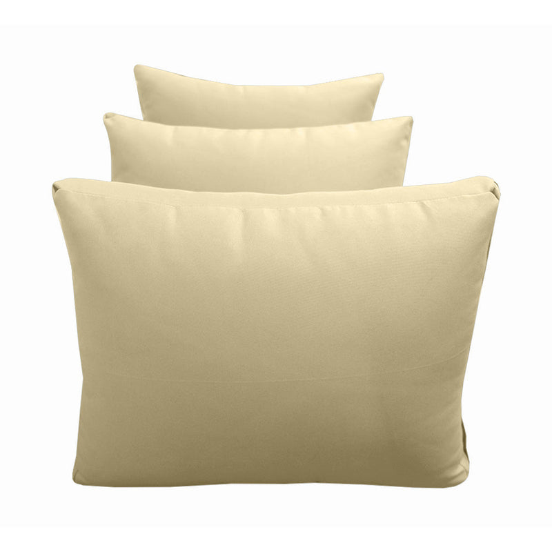 Style3 Twin-XL Size 6PC Knife Edge Outdoor Daybed Matress Cushion Bolster Pillow Slip Cover Complete Set AD103
