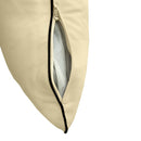 Style4 Crib Size 5PC Contrast Pipe Outdoor Daybed Mattress Cushion Bolster Pillow Slip Cover Complete Set AD103