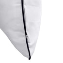 Style4 Crib Size 5PC Contrast Pipe Outdoor Daybed Mattress Cushion Bolster Pillow Slip Cover Complete Set AD105