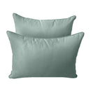 Style4 Crib Size 5PC Pipe Outdoor Daybed Mattress Cushion Bolster Pillow Slip Cover Complete Set AD002