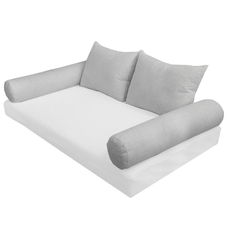 STYLE 4 FULL SIZE Pillow & Bolster Cushion Polyester Fiberfill Inserts for Outdoor Indoor Daybed Porch Swing Bed | INSERT ONLY |