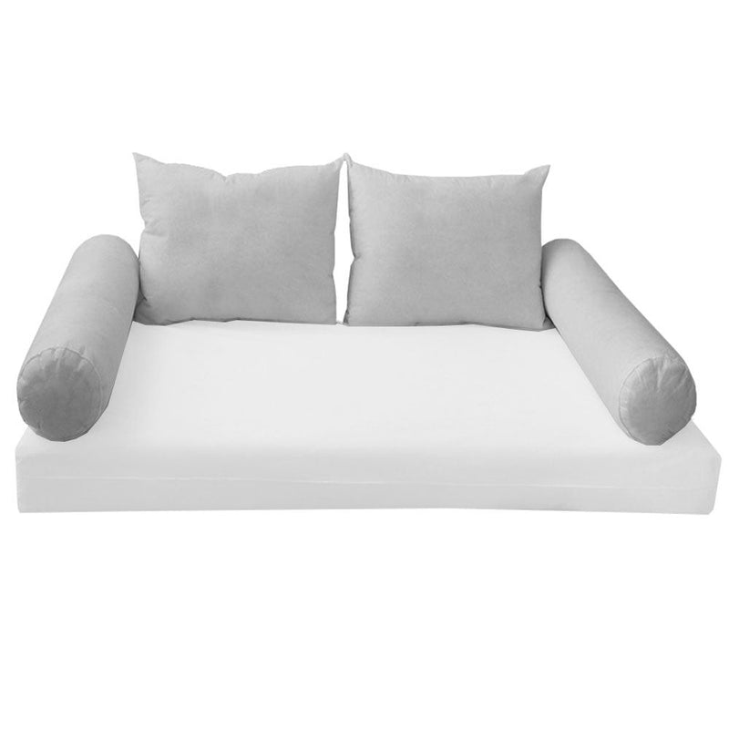 STYLE 4 FULL SIZE Pillow & Bolster Cushion Polyester Fiberfill Inserts for Outdoor Indoor Daybed Porch Swing Bed | INSERT ONLY |