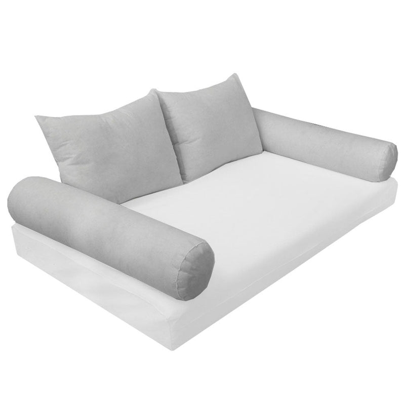 STYLE 4 FULL SIZE Pillow & Bolster Cushion Polyester Fiberfill Inserts for Outdoor Indoor Daybed Porch Swing Bed | INSERT ONLY |