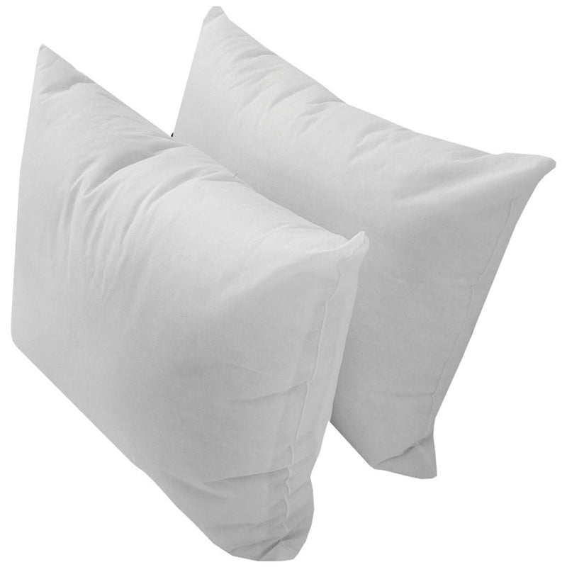 STYLE 4 FULL SIZE Pillow & Bolster Cushion Polyester Fiberfill Inserts for Outdoor Indoor Daybed Porch Swing Bed | INSERT ONLY |