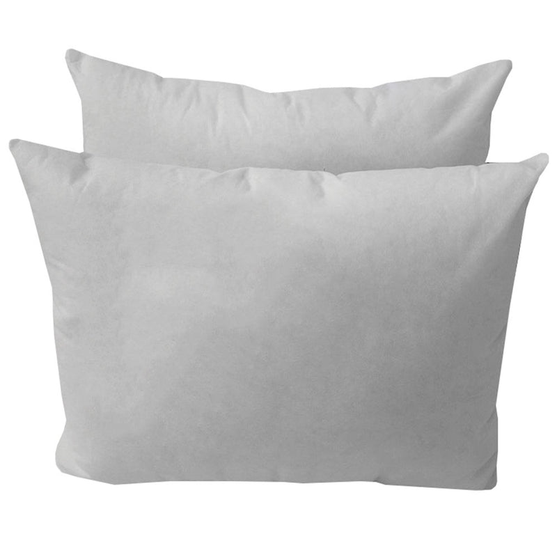 STYLE 4 FULL SIZE Pillow & Bolster Cushion Polyester Fiberfill Inserts for Outdoor Indoor Daybed Porch Swing Bed | INSERT ONLY |